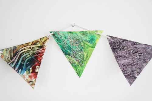 The Crafty Kitty | Close up of bunting
