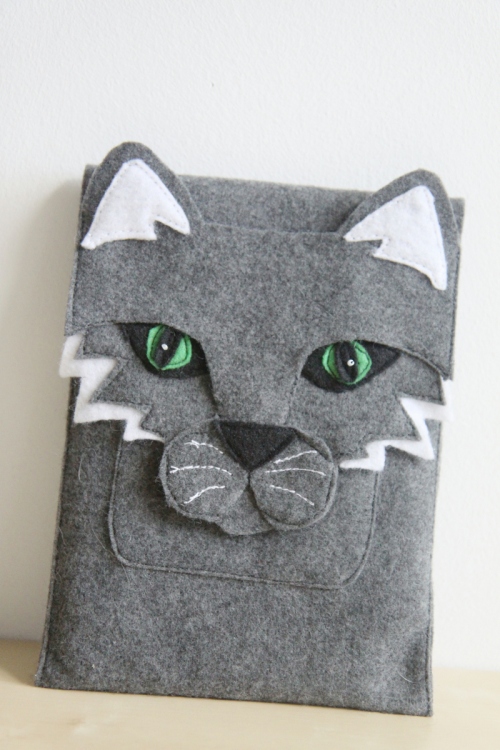 The Crafty Kitty | Felt Cat Android Tablet Sleeve